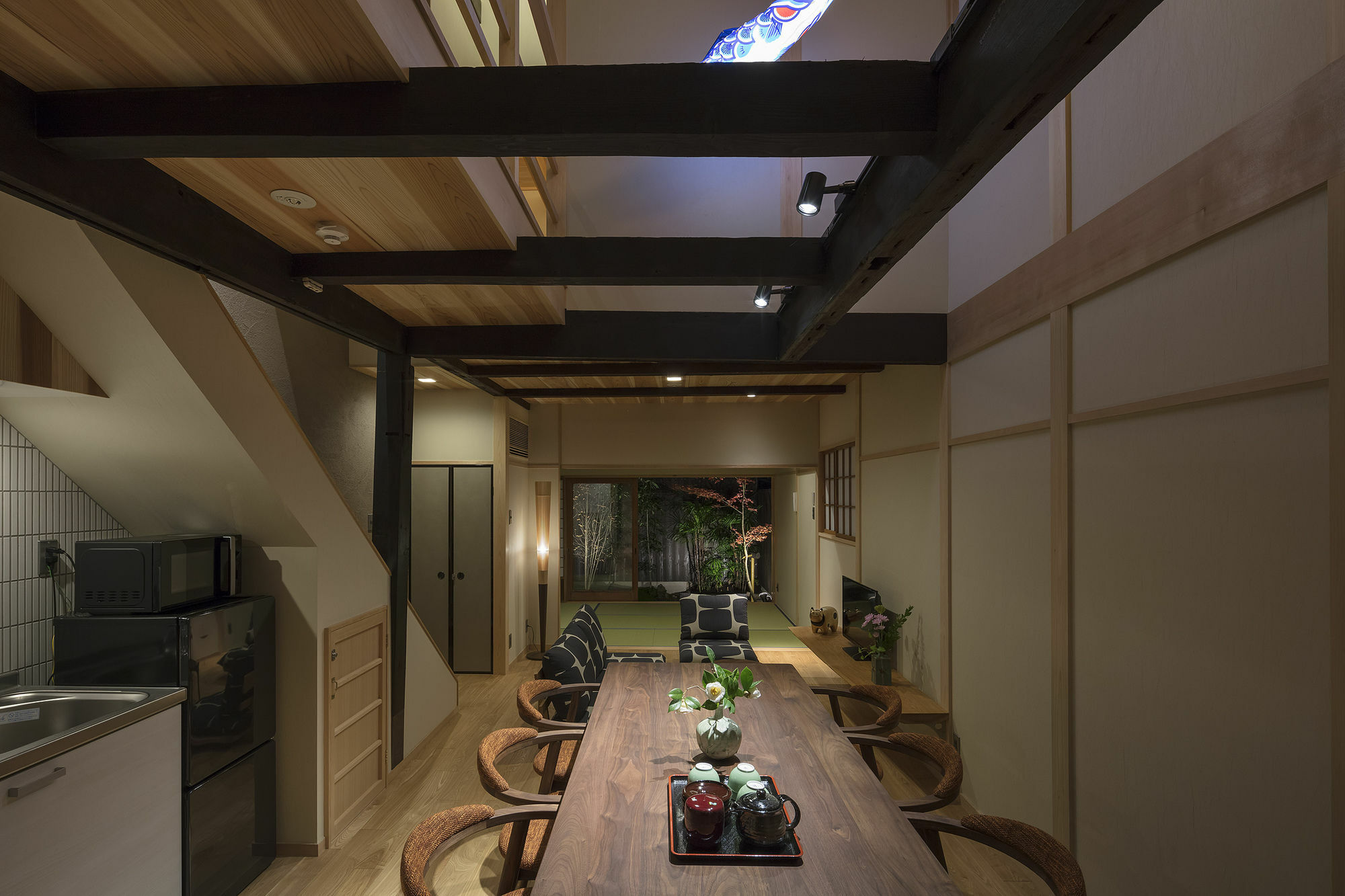 京都市 嶋原 懐傳 町家ヴィラ エクステリア 写真