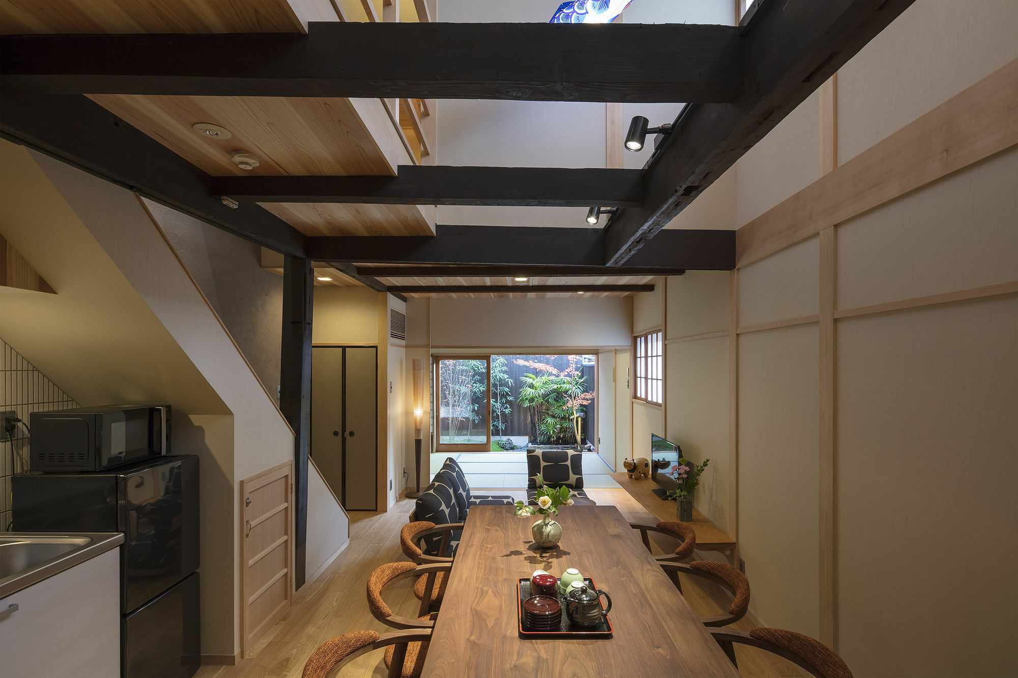 京都市 嶋原 懐傳 町家ヴィラ エクステリア 写真